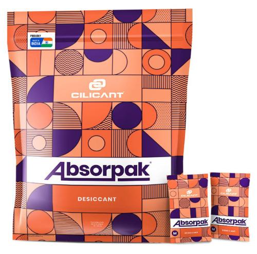 CILICAnT Absorpak Desiccant 5 GM 200 Pouches - Silica gel | Desiccant I Moisture Absorber