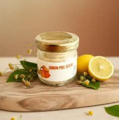 Natural Organic Lemon Peel Scrub