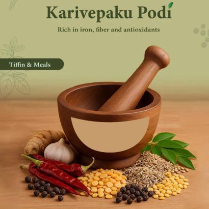 Karivepaku (Curry Leaf) Podi