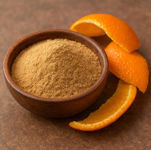 Orange peel face pack powder