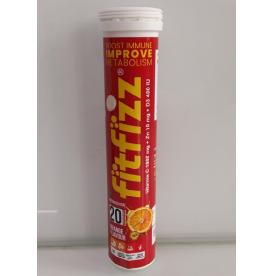 Fitfizz Vitamin C 1000mg + Zn 10mg + D3 400 IU Orange Flavour