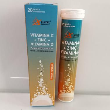 Vitamina C + Zinc + Vitamina D Tablets