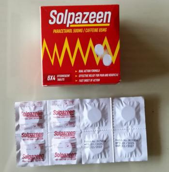 Solpazeen Paracetamol 500mg Tablets