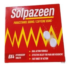 Solpazeen Paracetamol 500mg Tablets