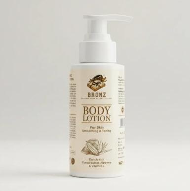 BRONZ Body Lotion Enrich With Cocoa Butter, Aloevera & Vitamin E For Skin Smoothing & Toning 200ml