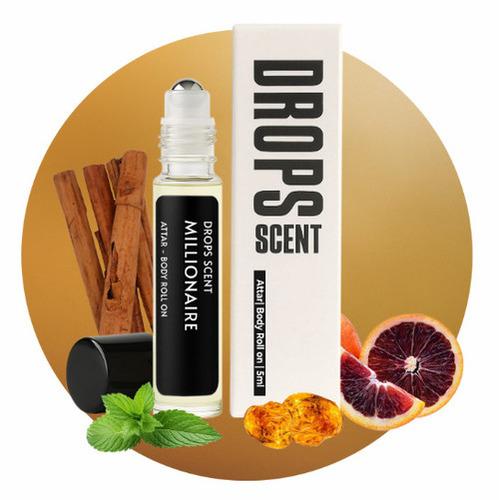 Millionaire | 90% Oil | 5ML | Attar Metal Roll On| Fragrance For Men and Women |