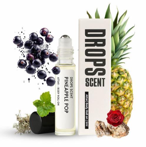 Pineapple Pop | 90% Oil | 5ML | Attar Metal Roll On | Unisex Attar |
