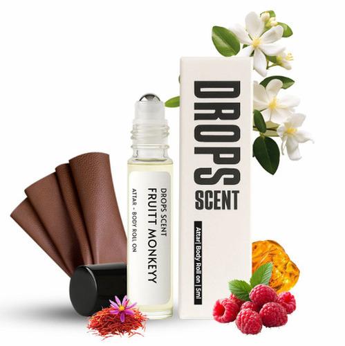 Fruitt Monkeyy | 90% Oil | 5ML | Attar Metal Roll On | Unisex Fragrance |