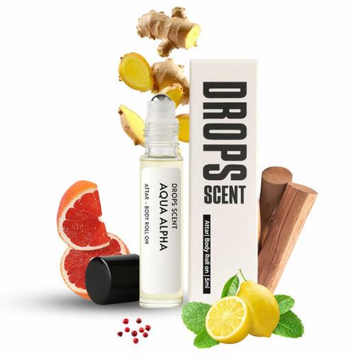 Aqua Alpha | 90% Oil | 5ML | Attar Metal Roll On |