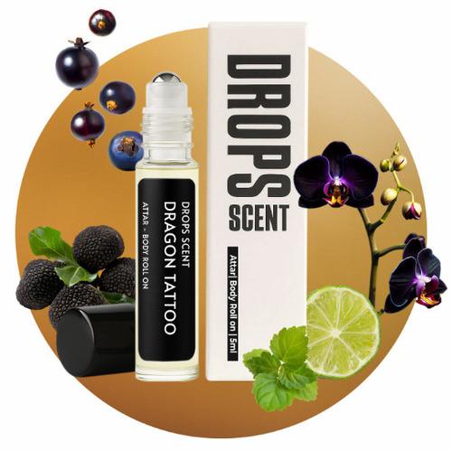 Dragon Tattoo | 90% Oil | 5ML | Attar Metal Roll On | Unisex Attar |