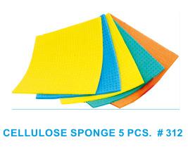 Cellulose Sponge Kitchen Wipes 5pcs