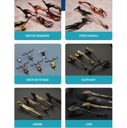 Animal Design Main Door Handle