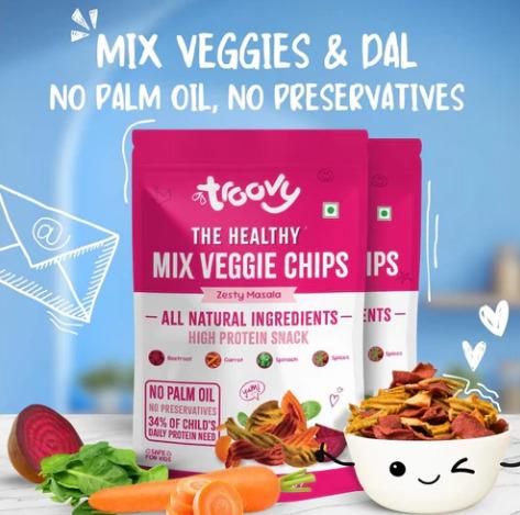 The Healthy Protein Chips- Rainbow of Real Veggies