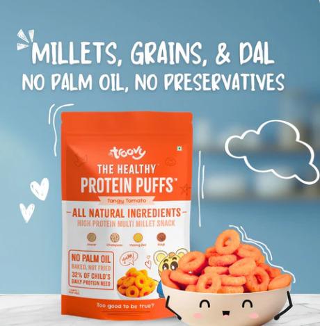 The Healthy High Protein Puffs- Tangy Tomato