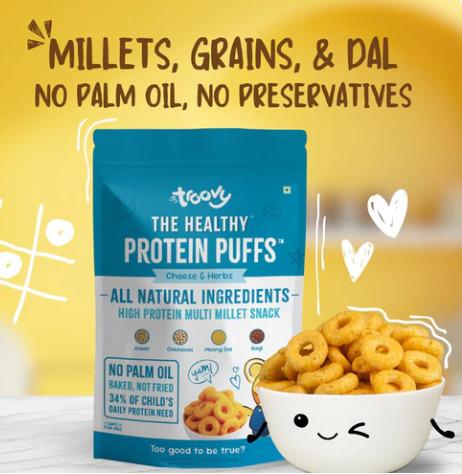 The Healthy High Protein Puffs- Cheese & Herbs