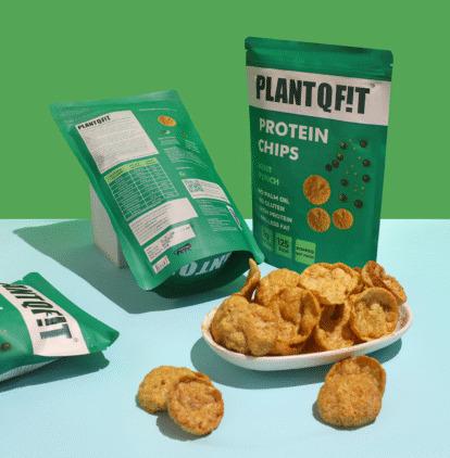 PLANTQFIT Protein Chips- Mint Punch