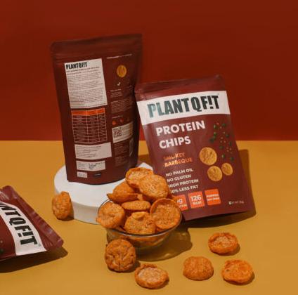 PLANTQFIT Protein Chips- Smokey Barbeque