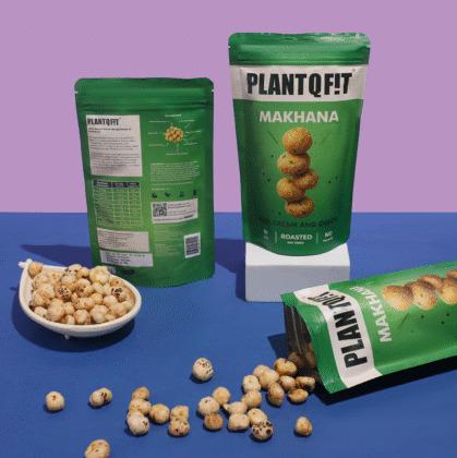 PLANTQFIT Roasted Makhana-Sour Cream & Onion