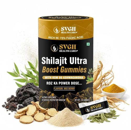Shilajit Ultra Boost Gummies (80%+ Fulvic Acid | Advanced Energy & Vitality Formula)