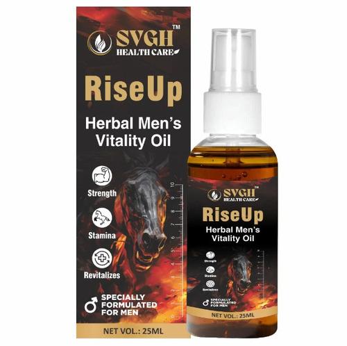 Ayurvedic Menâs Vitality Massage Oil (Herbal Massage Oil for Strength, Stamina & Vitality Support)