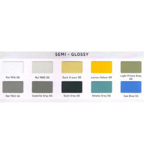 SEMI GLOSSY POWDER COATING COLOURS