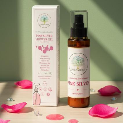 Pink Silver Shower Gel