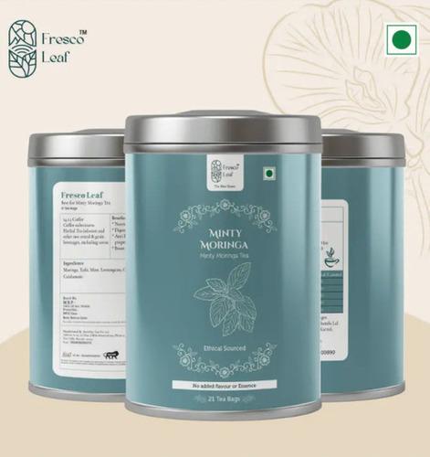 Minty Moringa Tea : (Moringa Mint Tea, Refreshing Herbal Tea)