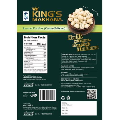 KING'S MAKHANA Cream-N-Onion
