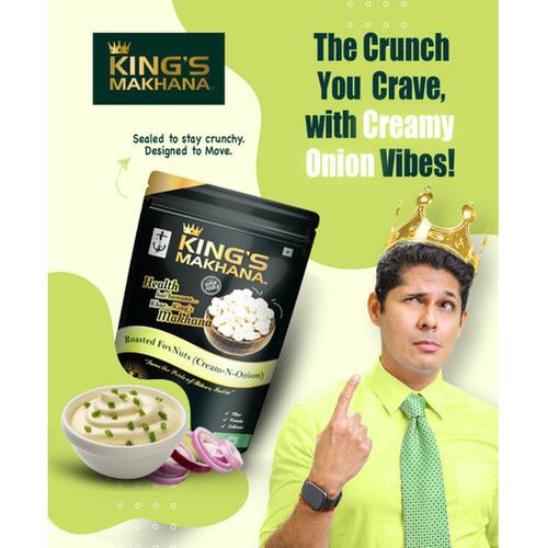 KING'S MAKHANA Cream-N-Onion
