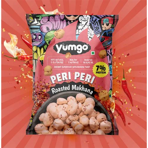 Yumgo Peri Peri Roasted Makhana 12g Mini Pack