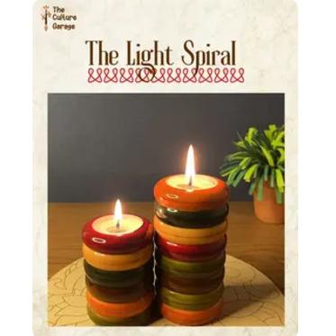The Light Spiral - Tea light holder