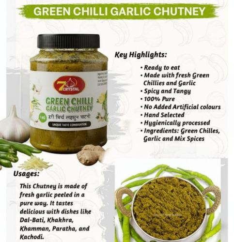 Green Chilli Garlic Chutney