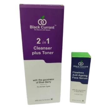 2 in 1 Cleanser plus Toner / Flawless Anti Ageing Face Serum