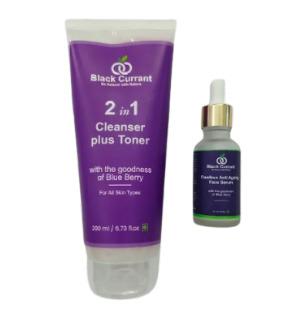 2 in 1 Cleanser plus Toner / Flawless Anti Ageing Face Serum