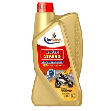 Two Wheelers Engine Oils - RACER 20W50 API-SN PLUS JASO MA-2 4T 4 Stroke Sports Bike Oil (1L)