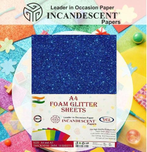 A4 Foam Glitter Sheet