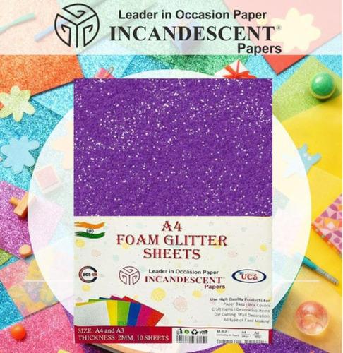 A4 Foam Glitter Sheet