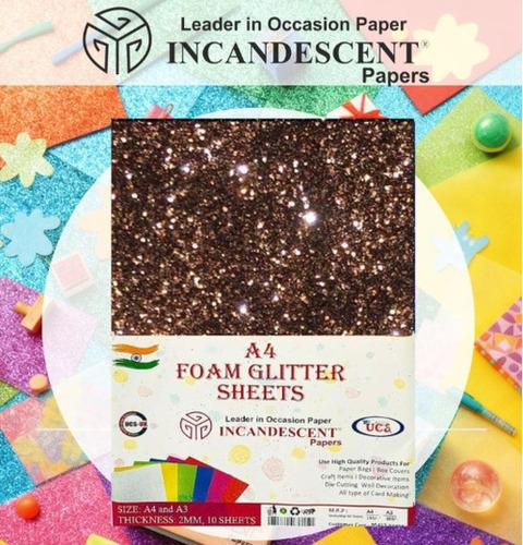 A4 Foam Glitter Sheet