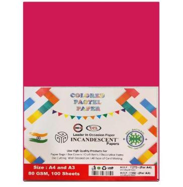 Coloured Pastel Paper