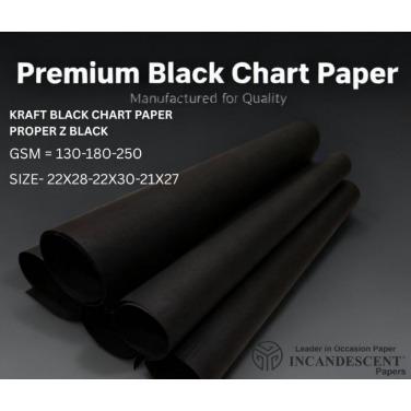 Premium Black Chart Paper