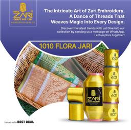 Golden Weaving Kasab Zari Thread