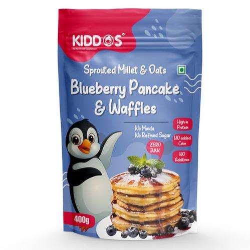 Sprouted Millet & Oats Blueberry Pancakes & Waffles