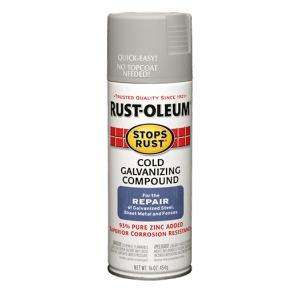 Rust-Oleum Stops Rust Cold Galvanizing Compound Spray Paint - Gray