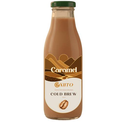 Caramel cold brew coffee