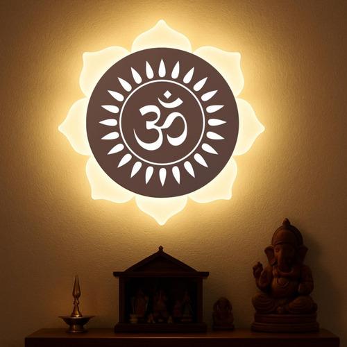 Flower Shape Om Wall Light - Rose Gold