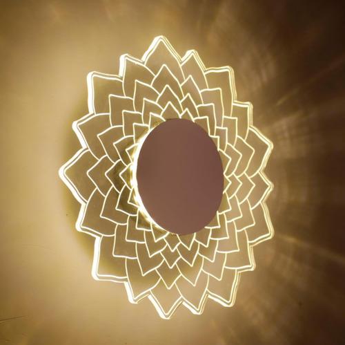 Sunflower Wall Light - Rose Gold