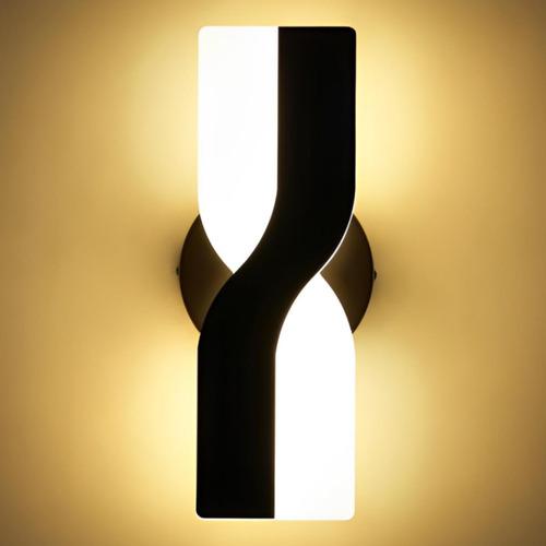 X Shape Wall Light - Black