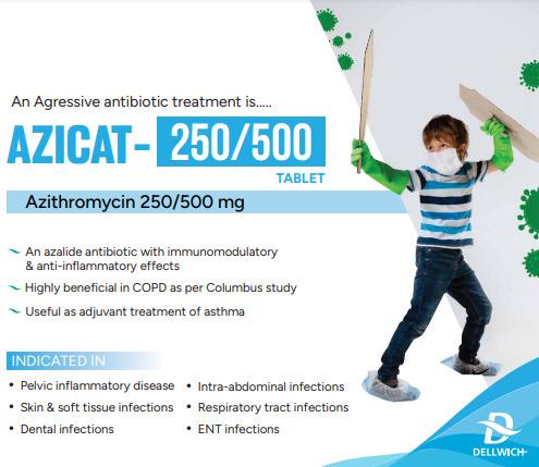 AZICAT- 250/500 Tablet