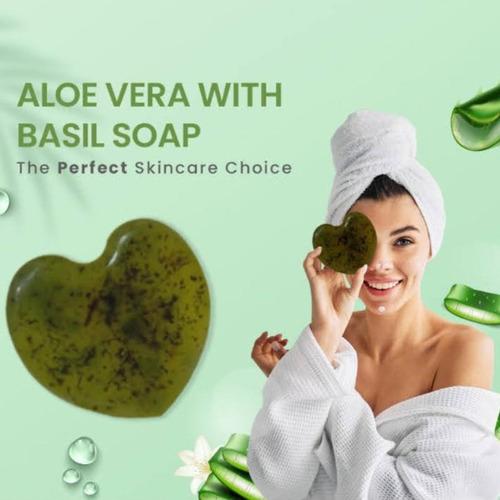 Aloevera with Basil Soap