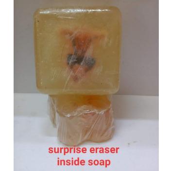 Surprise Eraser Inside Soap